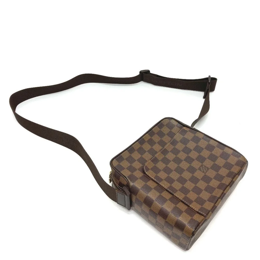 LOUIS VUITTON Brown Damier Canvas Pochette Shoulder Bag